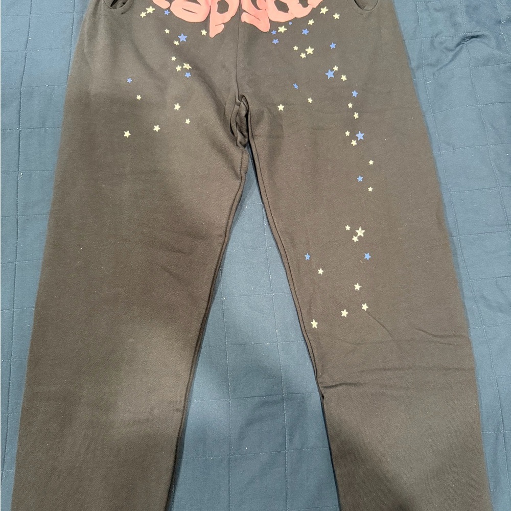 Spider/Sp5der navy atlanta sweats